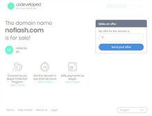 Tablet Screenshot of noflash.com
